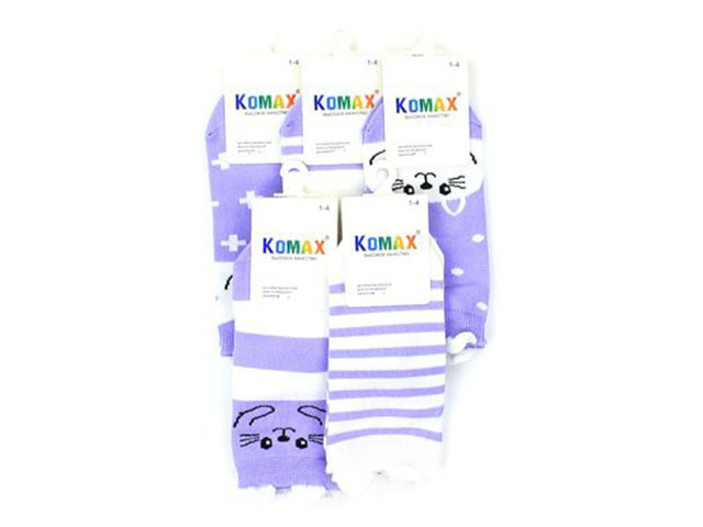 Носки детские для девочек "Komax" р-р 5-8