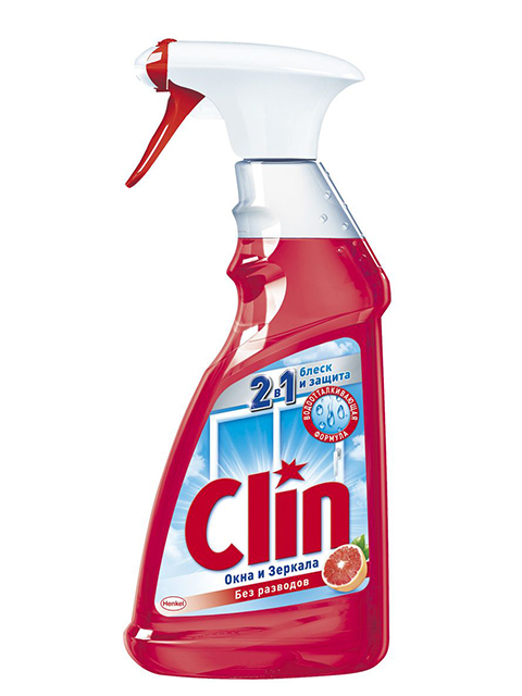 Средство для мытья окон и стекол CLIN 500мл Грейпфрут 