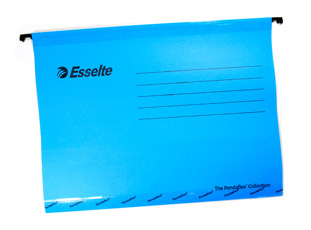 Папка подвесная А4 "Esselte. Pendaflex Standart", картон, синяя