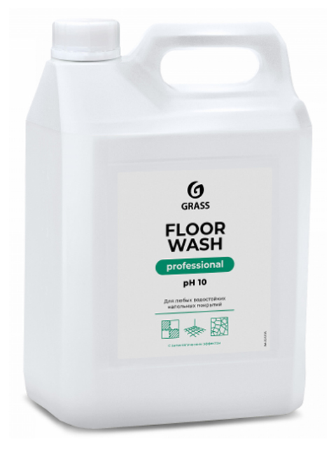 Средство для мытья пола GRASS "Floor wash" 5,1кг концентрированное нейтральное, канистра 