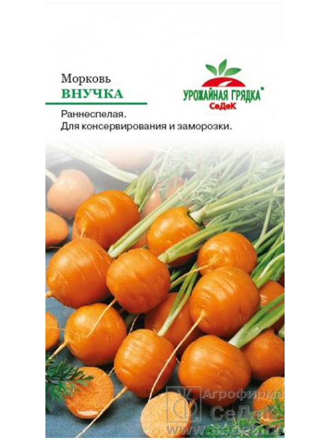 Морковь Внучка УГ, ц/п