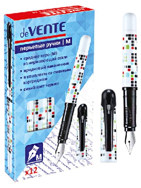 Ручка перьевая "deVENTE" medium + капсула 8 мл.