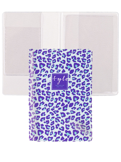 Обложка для паспорта MESHU "Lilac spots", ПВХ, 2 кармана