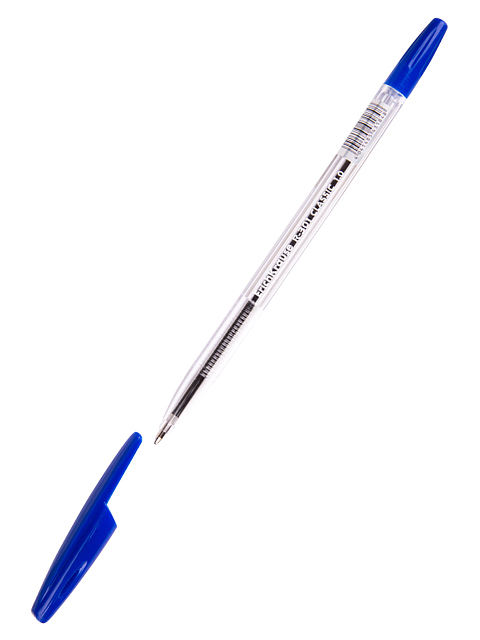 Ручка шариковая Erich Krause "R-301 Classic" 1,0 мм, корпус прозрачный, синяя