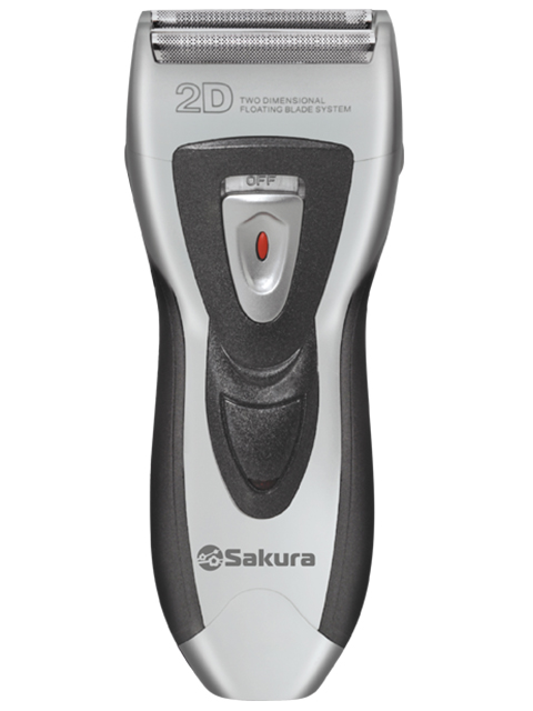 Бритва "Sakura" SA-5416SBK 2 сетки сух.бритье триммер