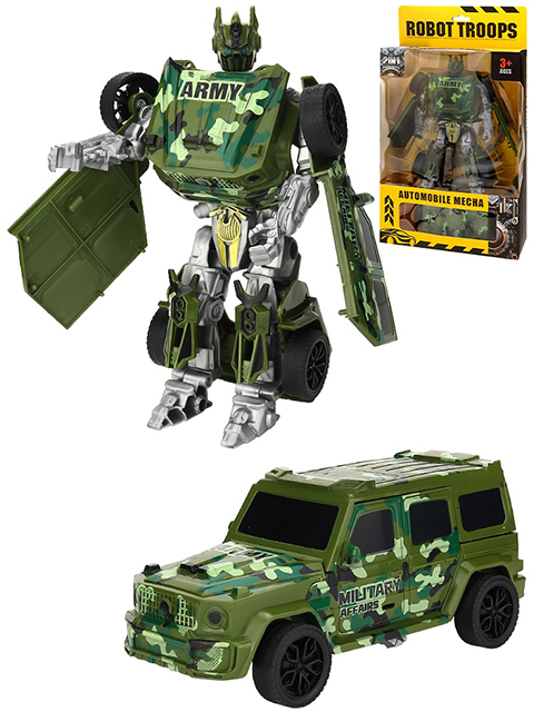 Игрушка "Робот-трансформер, Джип" 24х8х22см, в коробке