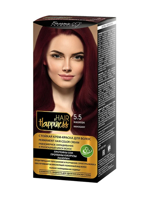 Крем-краска для волос HAIR Happiness 5,5 Махагон