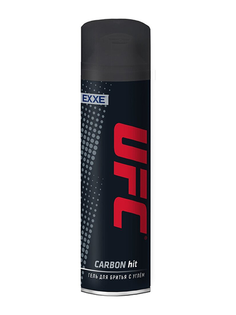 Гель для бритья 200 мл UFC EXXE "Carbon hit" с углем