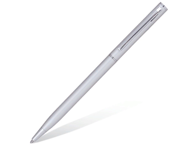 Ручка бизнес-класса шариковая BRAUBERG "Delicate Silver", корпус серебристый, 1 мм, синяя, 141401