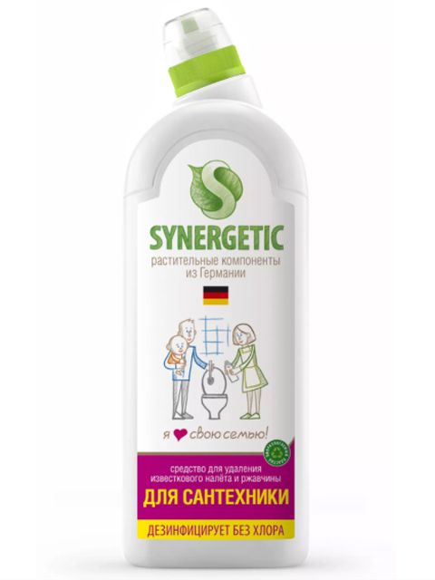 SYNERGETIC СЧС 1л Гель для сантехники
