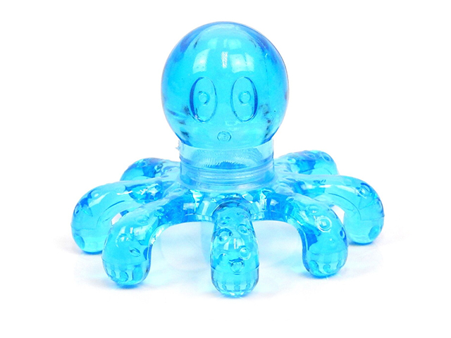 Массажер для тела "Octopus" 9х9х7см голубой 