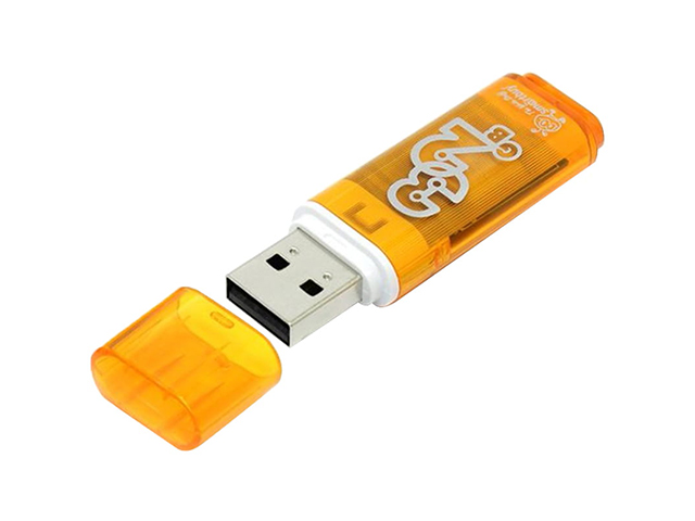Флэш-диск Smart Buy USB Flash 32GB Glossy оранжевый