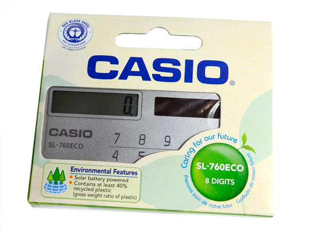 Калькулятор карманный "CASIO" SL-760ECO