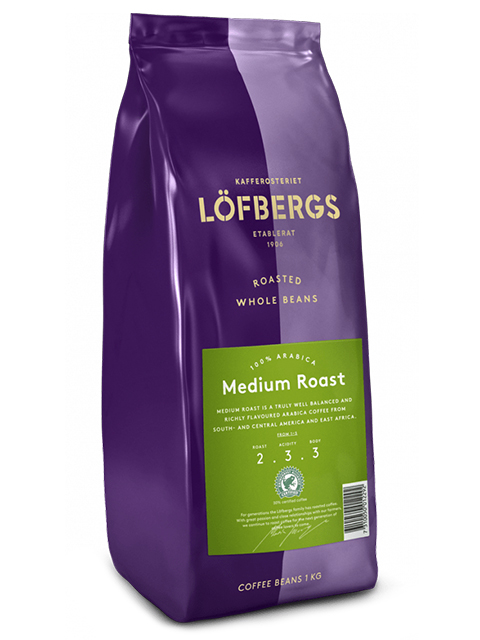 Кофе в зернах Lofbergs "Medium Roast" 1000 г