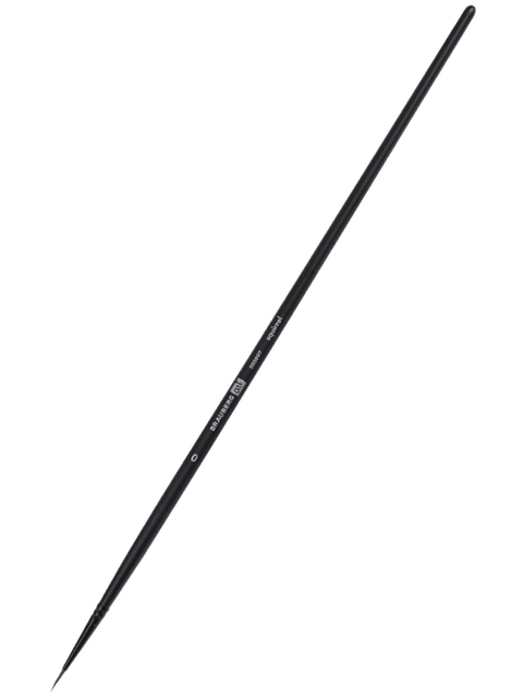 Кисть BRAUBERG "ART CLASSIC", белка, круглая, № 0, длинная ручка