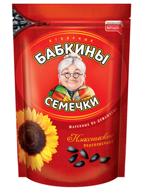 Семечки "Бабкины Семечки" жареные 300г