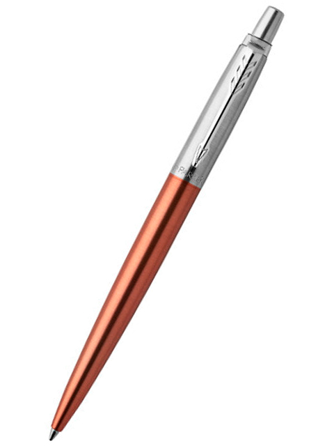 Ручка шариковая автоматическая PARKER "Jotter Chelsea Orange CT" 1,0мм, синяя, в подар. упак