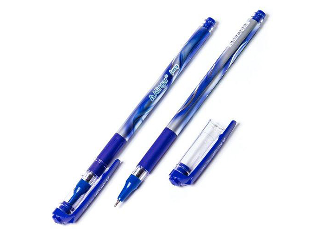 Ручка шариковая масляная Alingar "Fancy" 0,7 мм, корпус пластиковый, синяя