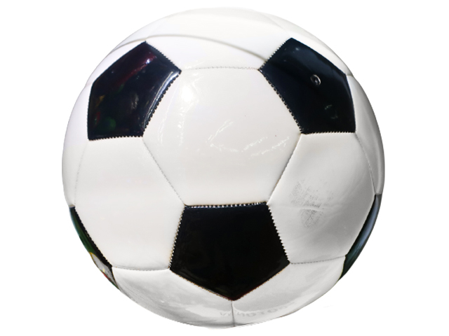 Мяч футбольный ПУ (310гр) (размер 5), 1 цвет