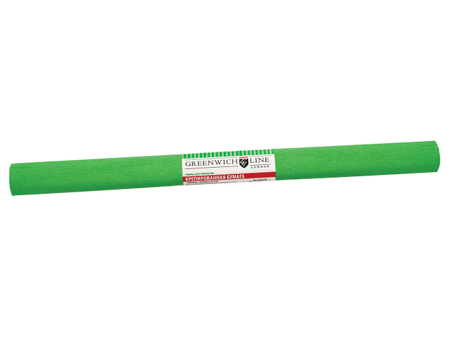 Бумага крепированная "Greenwich Gl Line" 50х250 32 г/м2, светло-зелёная