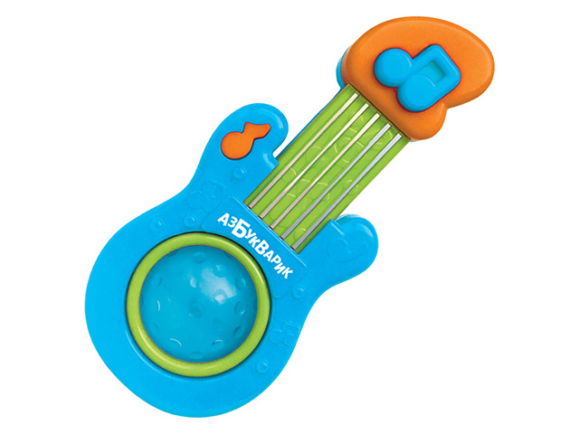 Музыкальный инструмент Азбукварик "Гитара" голубой