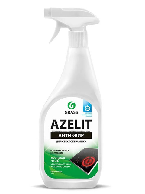 GRASS 600мл "Azelit" чистящее средство для стеклокерамики 