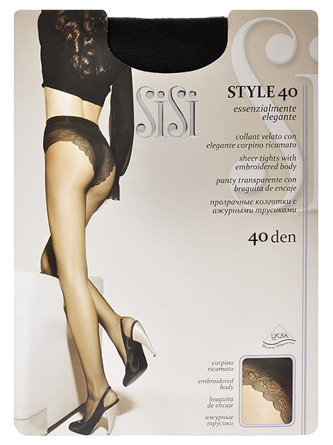 Колготки женские "Sisi Style 40" Nero 4-L