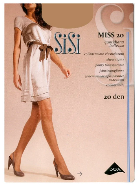 Колготки женские "Sisi Miss 20" Miele 4-L