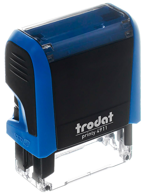 Оснастка для штампа TRODAT 38*14 мм, синяя