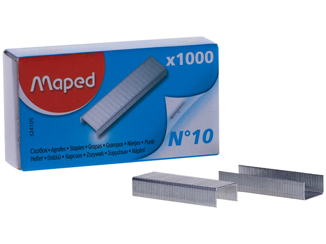 Скобы для степлера Maped "Standard", №10, 1000 штук