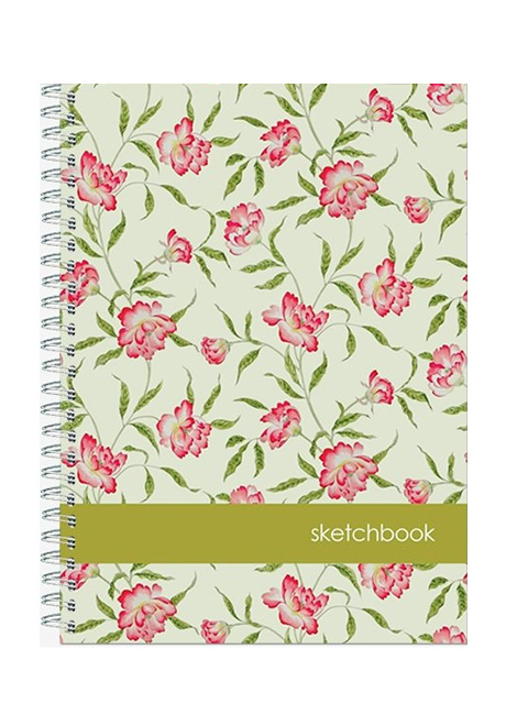 Блокнот А5 60 листов Полином "Sketchbook. Нежность" 100г/м2, офсет, твердая обложка, на гребне