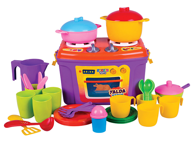 Игровой набор "Кухня Mini Stove" 35 предметов, фиолетовый 