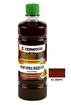 Морилка "ZERWOOD MV" красное дерево 0,5 л