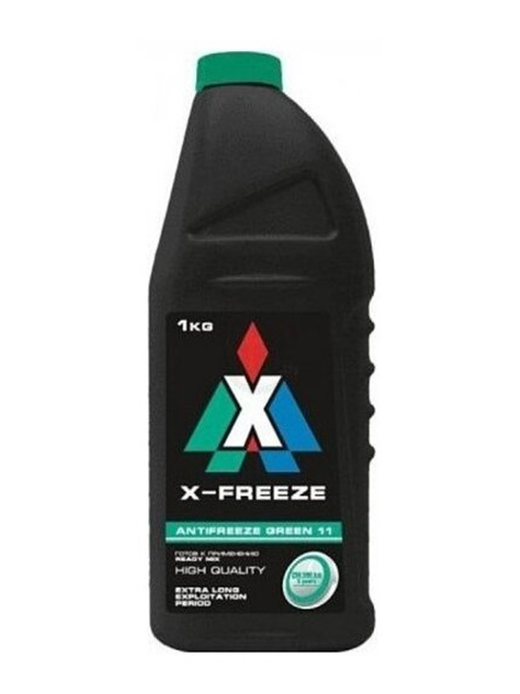 Антифриз 1кг "FELIX. X-FREEZE GREEN", п/э бутылка 