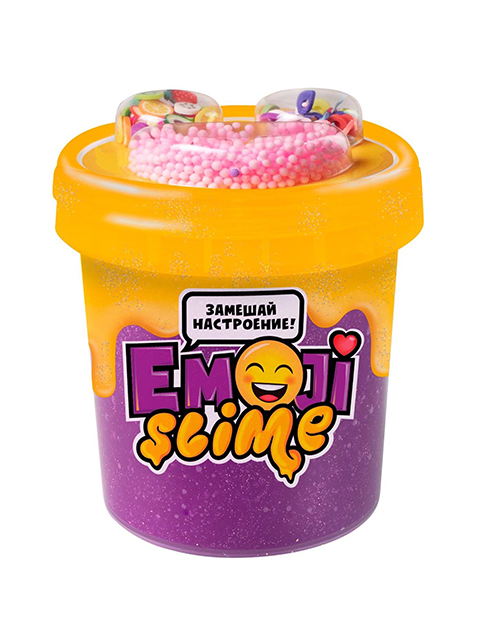 Набор для творчества "Slimer Emoji. Смешай и играй" фиолетовый, 120гр