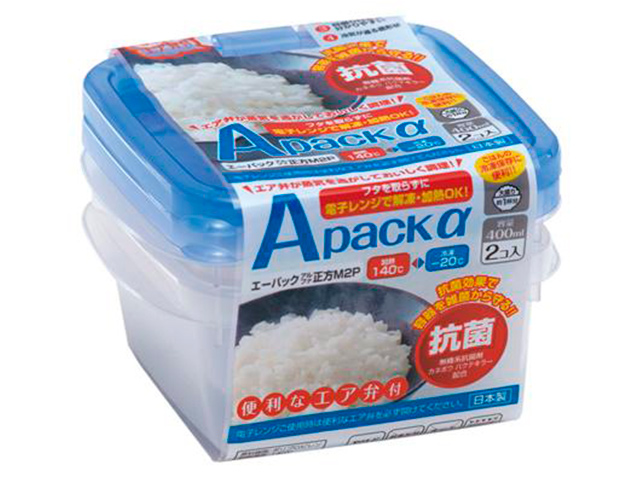Набор контейнеров для СВЧ "Apacka" 2шт*0,4л, квадратный