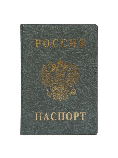 Обложка для паспорта ДПС вертикальная, серая