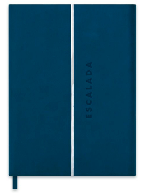 Ежедневник недатированный А5+ 96 листов Феникс+ "Escalada. Синий", магнитный клапан с металл. оканто