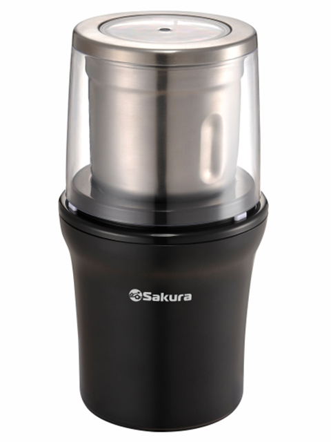 Кофемолка электрическая Sakura SA-6162BK, 250Вт, вместим. 100гр