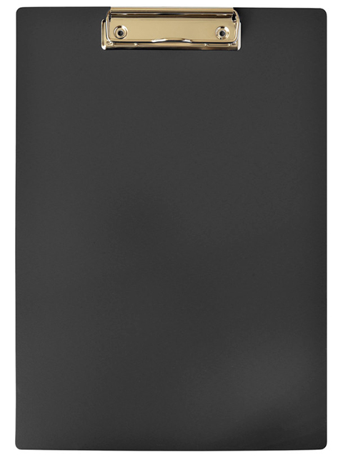 Планшет с зажимом А4 OfficeSpace пластик, черный