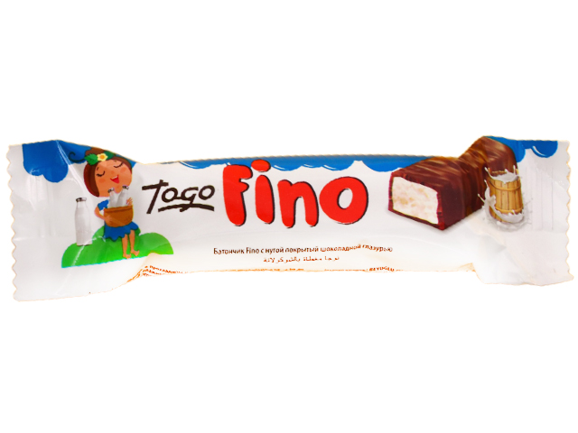 Батончик "Fino Togo" с нугой в шоколадной глазури 15гр