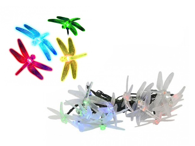 Гирлянда садовая Dragonflies на солнечной батарее, серия Special