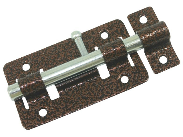 Задвижка дверная ЗД-01 полимер медь