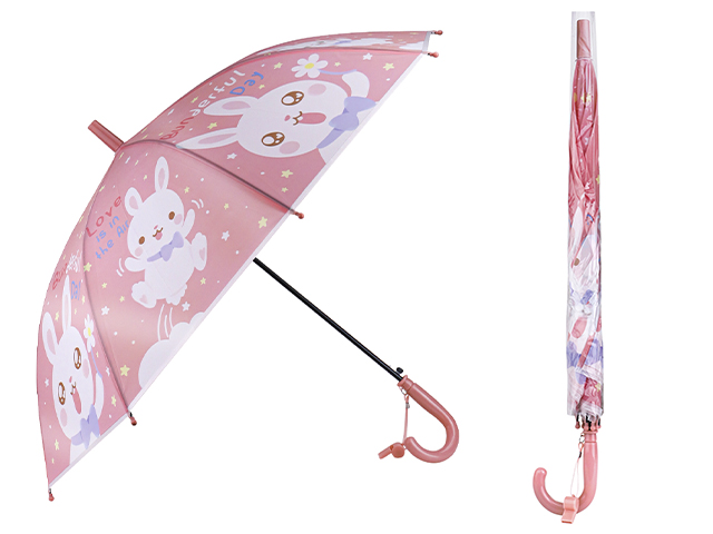 Зонт-трость детский "Любимый питомец" 50см, цвет-микс,в пакете