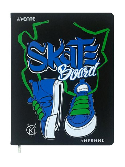 Дневник универсальный deVENTE "Skate Boots" твердая обложка, искусственная кожа, шелкография, 1лясе