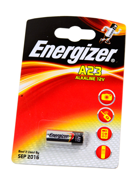 Батарейка щелочная Energizer Е23А (1 шт) блистер, кор. (10 уп)