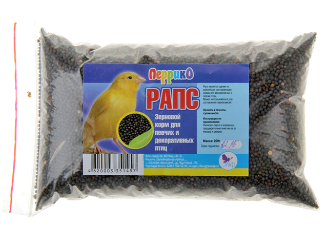 Корм для птиц "Рапс" 200 гр