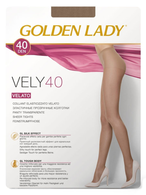 Колготки женские Golden Lady "Vely 40" Melon 3-M