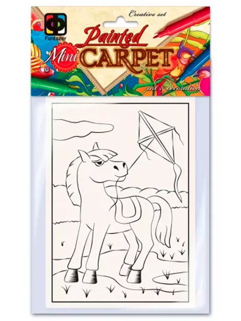 Набор для детского творчества "Расписной мини-ковер. Лошадь"