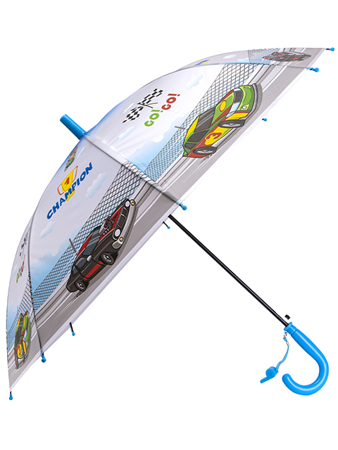 Зонт-трость детский "Спорткары" 50см, в пакете